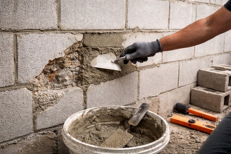 Block Wall Repair in Brighton, MI