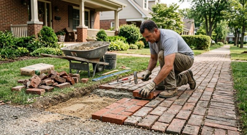 Brick Flatwork Repair in Canton, MI