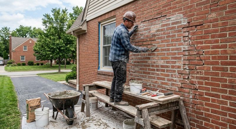 Brick Flatwork Repair in Milford, MI