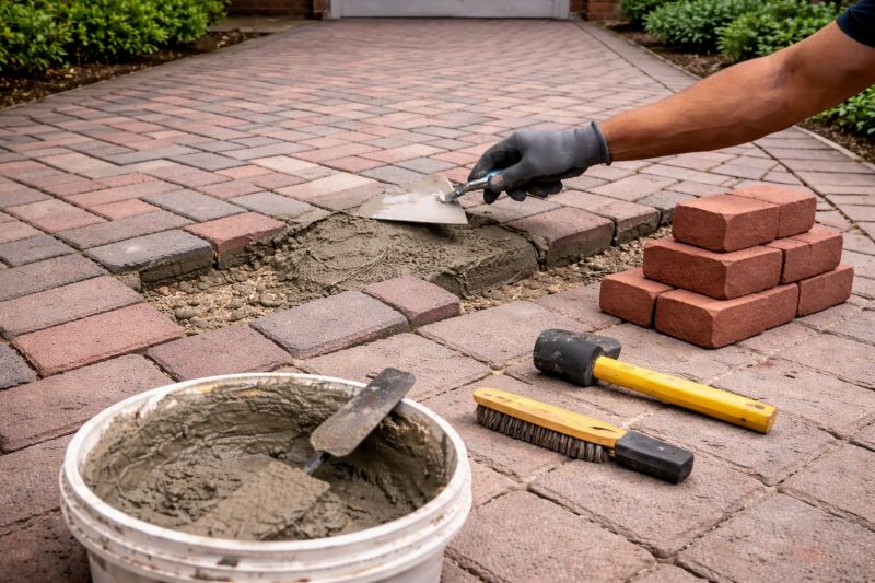 Brick Flatwork Repair in Westland, MI