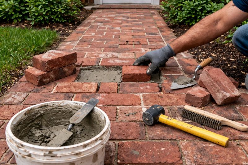 Brick Hardscape Repair in Brighton, MI