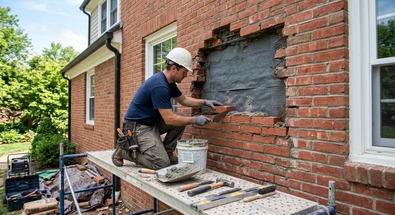 Brick Masonry Repair in Northville, MI