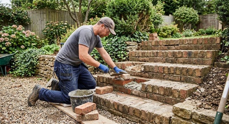 Brick Stairs Repair in Fowlerville, MI