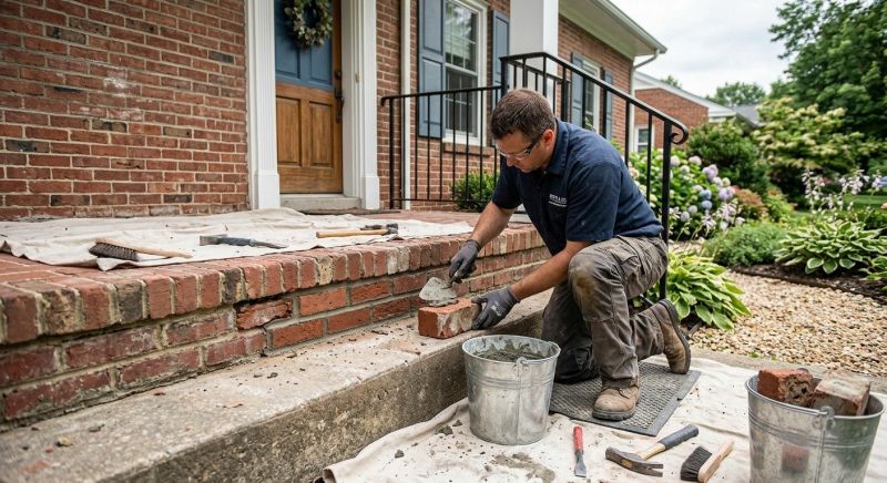 Brick Stairs Repair in Fowlerville, MI