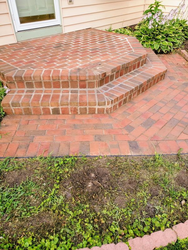 Brick Stoop Repair in Brighton, MI