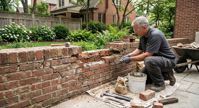 Brick Wall Repair in Clarkston, MI