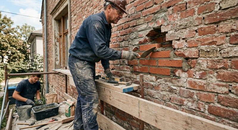 Brick Wall Repair in Davisburg, MI