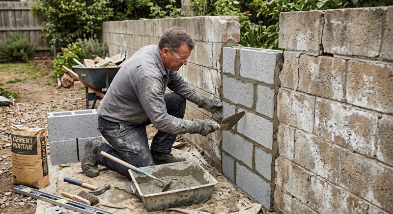 Cement Block Repair in Brighton, MI