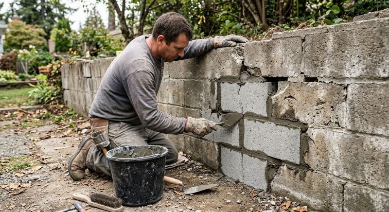 Cement Block Repair in Brighton, MI