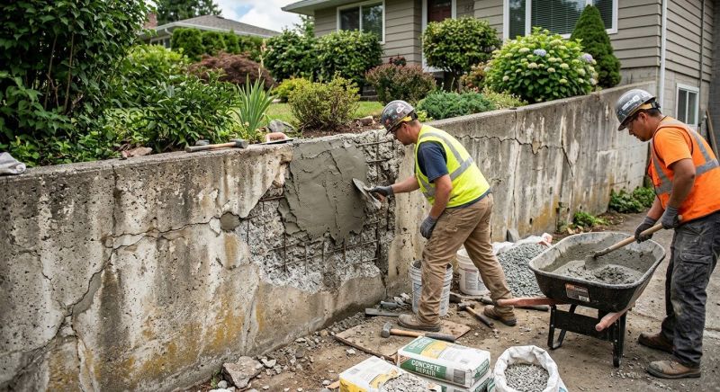 Retaining Wall Repair in Canton, MI