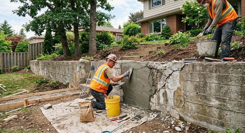 Retaining Wall Repair in Davisburg, MI