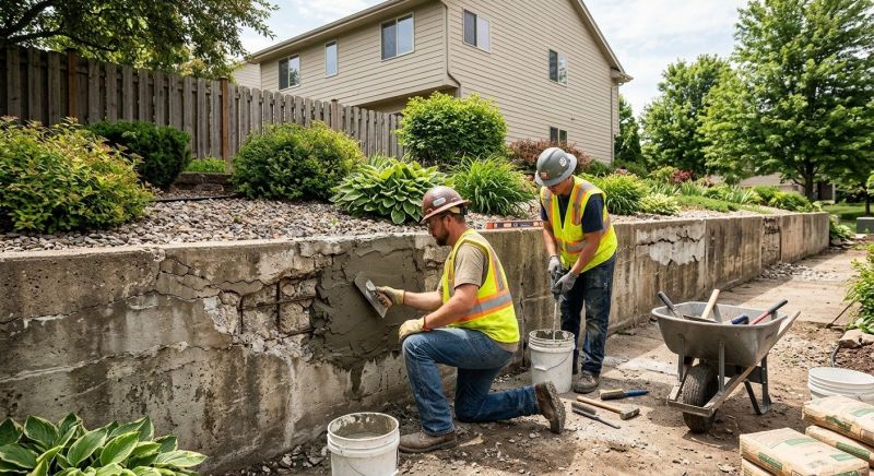 Retaining Wall Repair in White Lake, MI