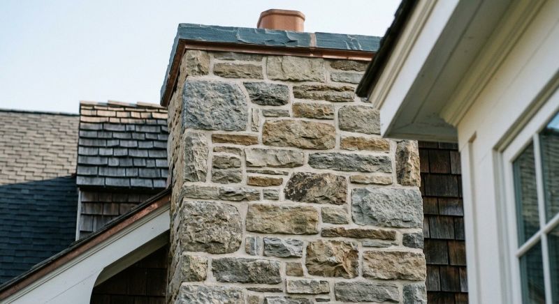 Stone Chimney Installation in Gregory, MI