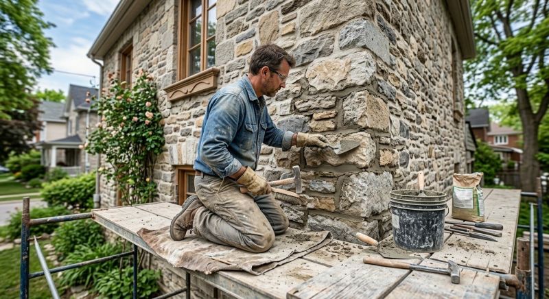 Stone Masonry Repair in Brighton, MI