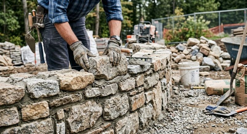Stonework Installation in Waterford, MI
